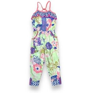 Matilda Jane Horseshoe‎ Pant Tank Ruffle Romper Size 4